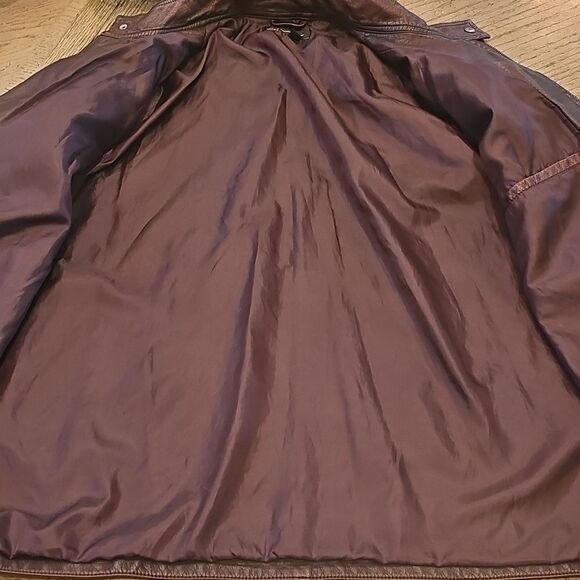 INC International Concepts Men's Dark Brown Burgendy Jacket XL - Picture 7 of 13